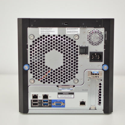 HP ProLiant MicroServer Gen8 – Intel Pentium G2020T, 4GB RAM, 80GB SSD + 2×1TB; 2×2TB HDDs, Windows 10 ESU (Refurbished, Grade B)